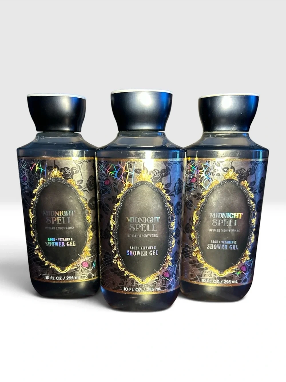 Bath & Body Works Midnight Spell Shower Gel 10 OZ X3 NEW!